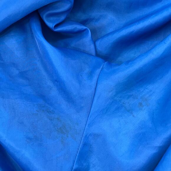 Vintage 80s 90s Retro Silk Full Zip Lightweight Long Sleeve Windbreaker Jacket - Picture 3 of 9